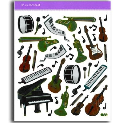 Stickers Keyboard & Instrument 29548 MS