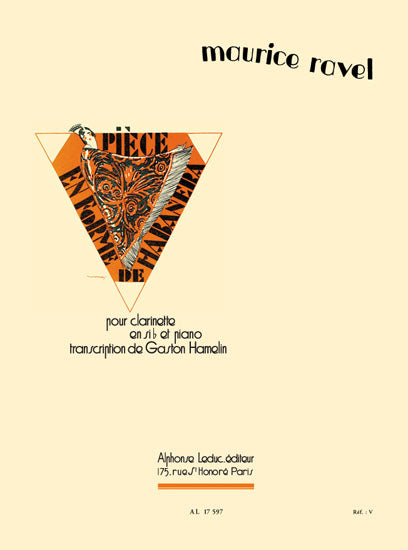 Ravel Peice en forme Habanera Clarinet