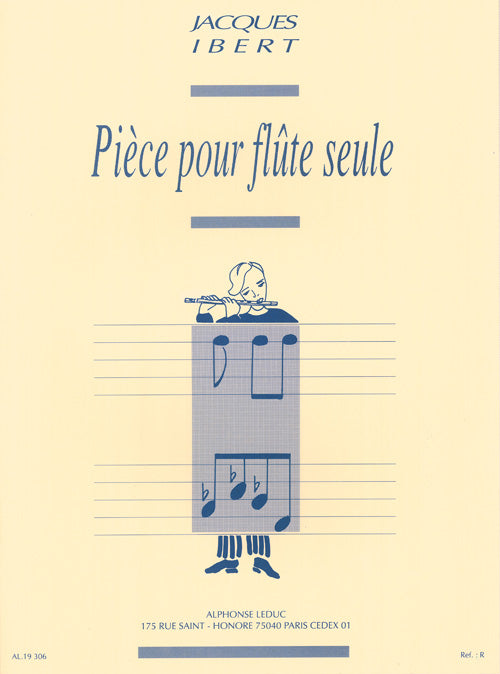 Ibert Piece Pour Flt Seule Leduc