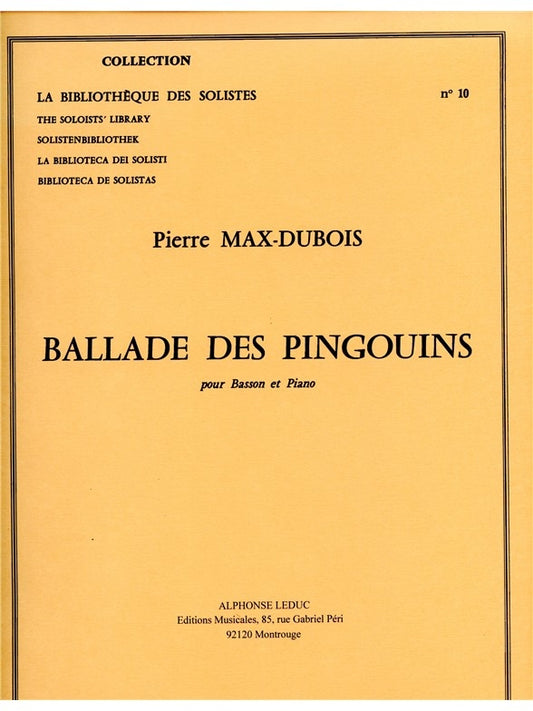 Dubois Ballade de Pingouins Bsn&Pno LED