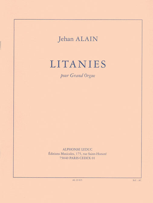 Alain Litanies Org Leduc