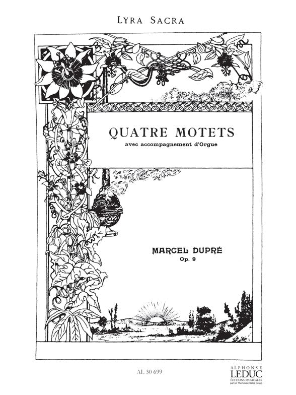 Dupre Quatre Motets Op9 SATB/Org LED