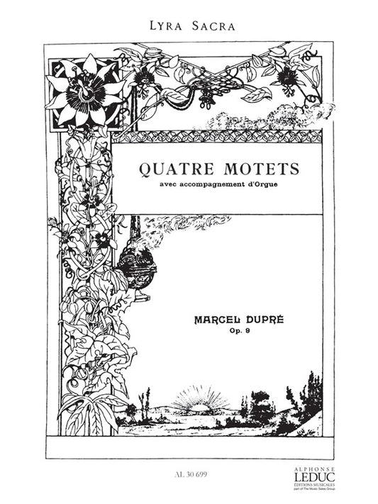 Dupre Quatre Motets Op9 SATB/Org LED