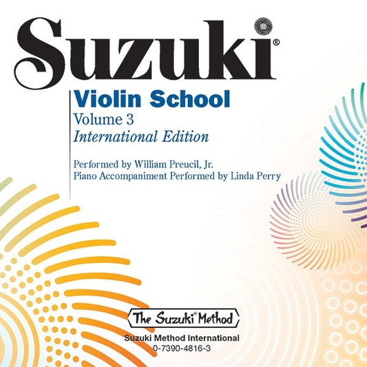 Suzuki Violin School Vol3 Part Only OLD
