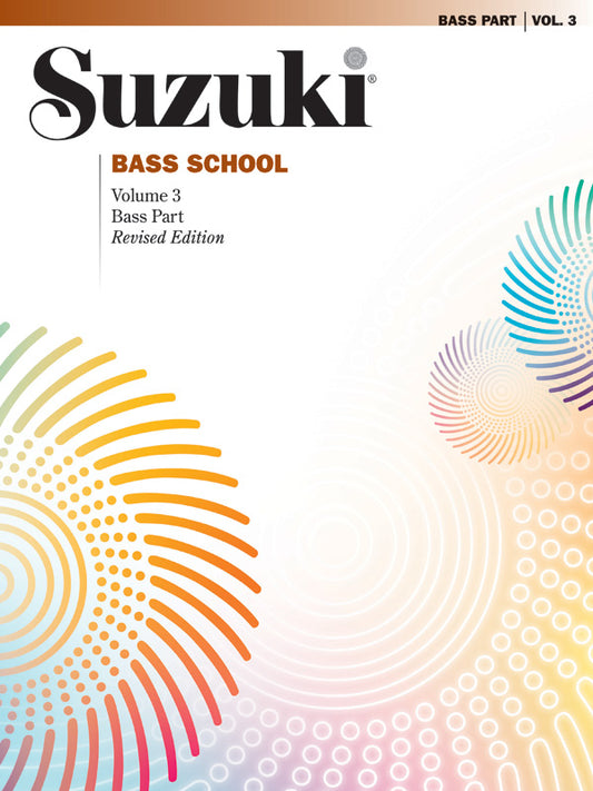 Suzuki Bass School Pt Vol3 Rev Ed