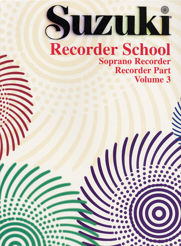 Suzuki Recorder School Sop Vol3 Part On