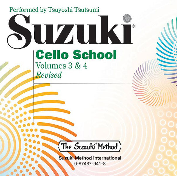 Suzuki Vc School Vol3&4 CD Only REV ED