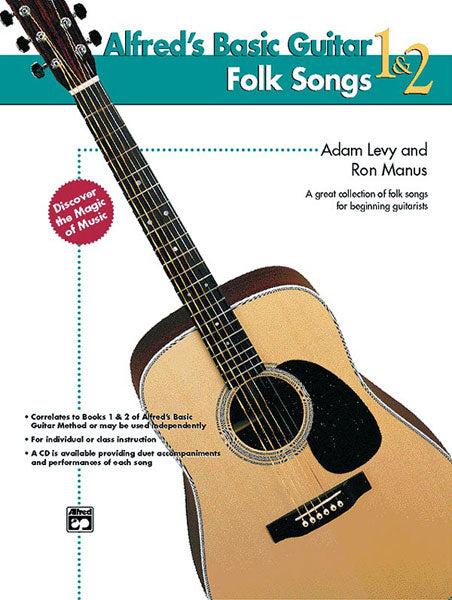 Alfreds Basic Gtr Folksongs 1&2 Bk
