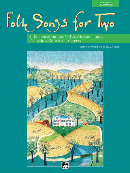 Folk Songs For Two 2 Voices Pno Bk Only