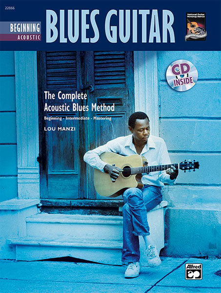 Manzi Beginning Acoustic Blues Guitar+C