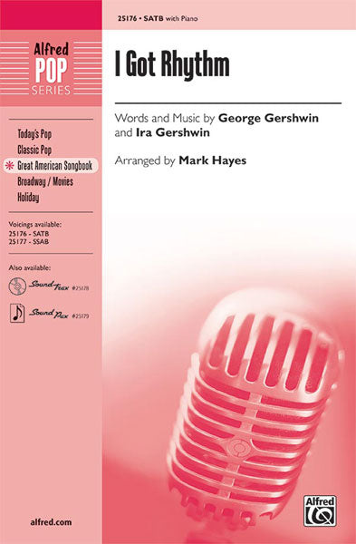Gershwin I Got Rhythm SATB&Pno ALF