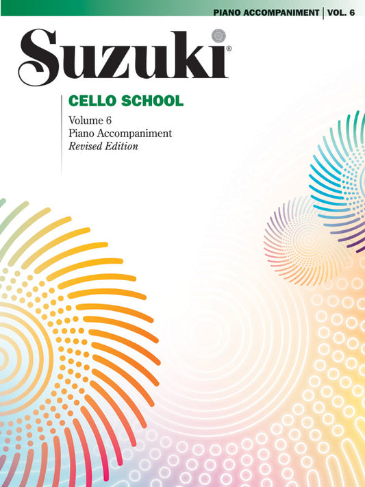 Suzuki Vc School Vol6 Pno Accomp