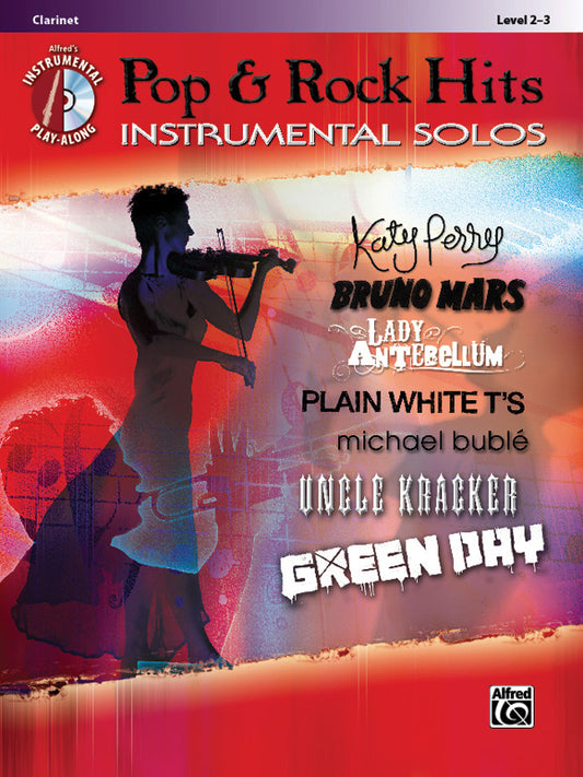 Pop & Rock Hits Instrmntl Solos Clt Bk+