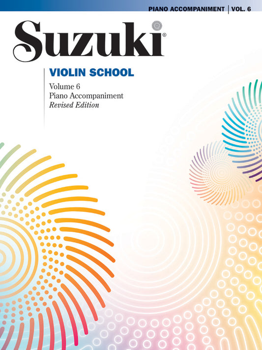 Suzuki Vln School Vol6 Pno Acc Only