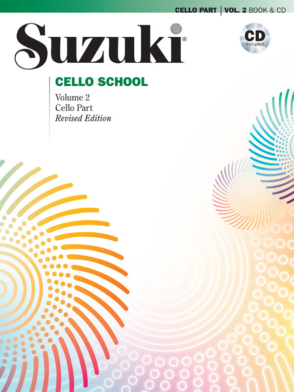 Suzuki Vc School Vol2 Part+CD REV ED