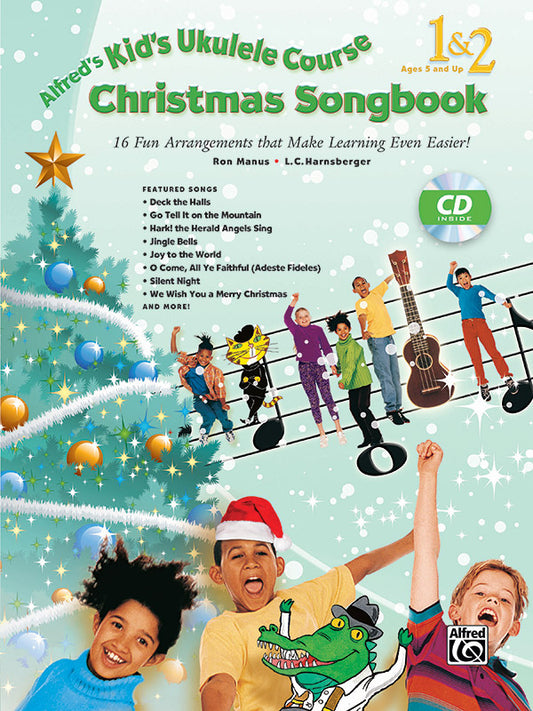 Alfreds Kids Uke Xmas Songbk+CD