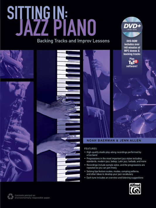 Sitting In Jazz Pno Bk+DVD ALF