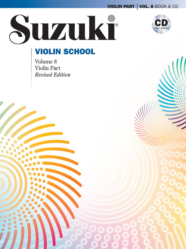 Suzuki Vln School Vol8 Pt+CD REV ED