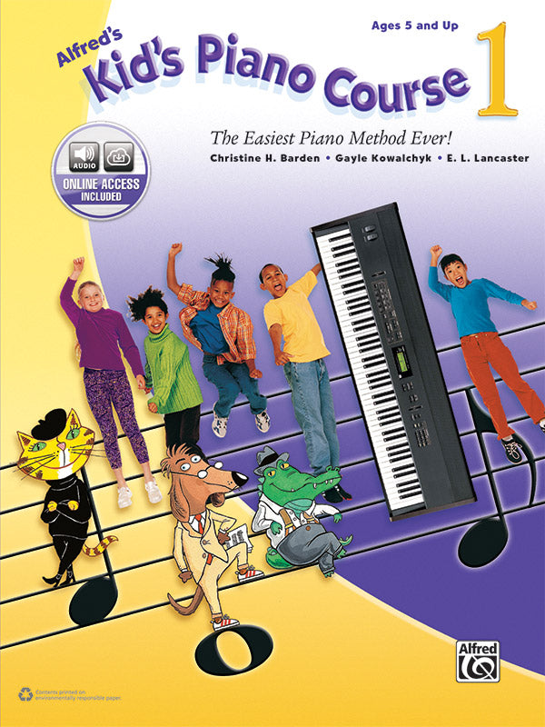 Alfreds Kids Piano Course 1 Bk+Audio AL