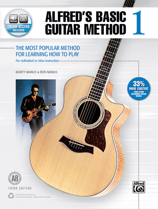 Alfreds Basic Guitar Method Bk1 Bk+AUD