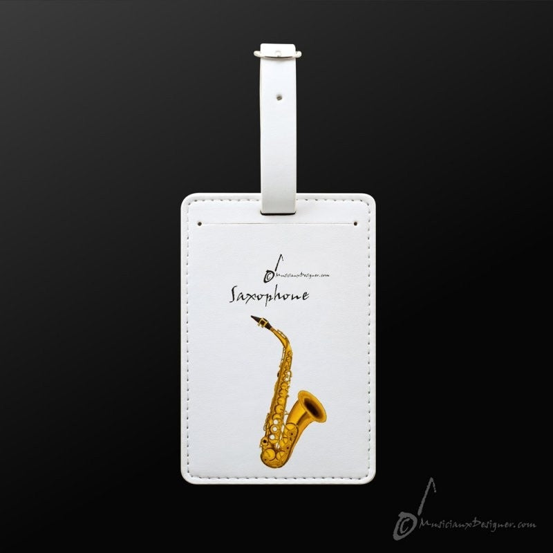 Luggage Tag Sax MD FM