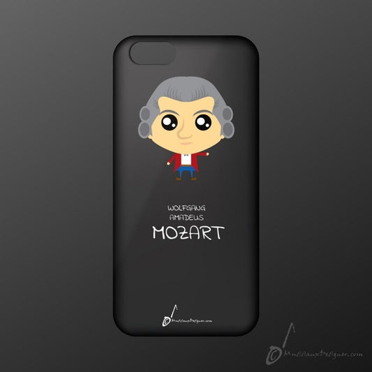 Iphone 6 Case Mozart Black MG FM