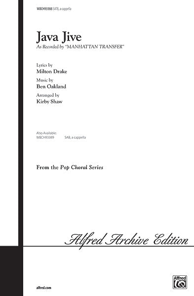 Java Jive A Cappella SATB
