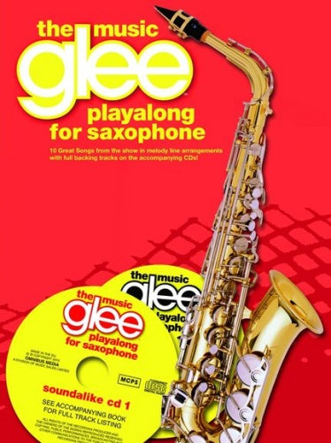Glee the music play along sax cd