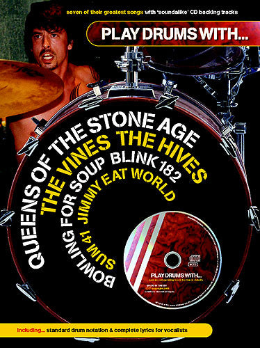 Play Drums with Queens Stone Age etc+CD