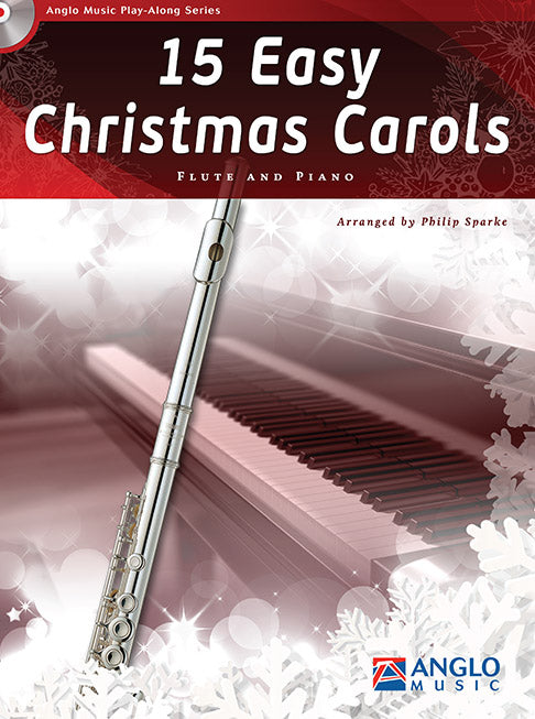 15 Easy Christmas Carols Flt&Pno Bk+CD