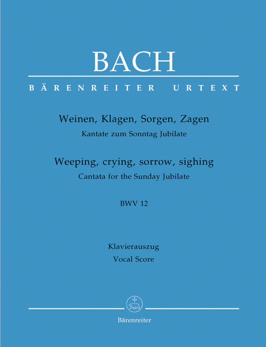 Bach Cantata Sunday Jubilee V/S BWV12 B
