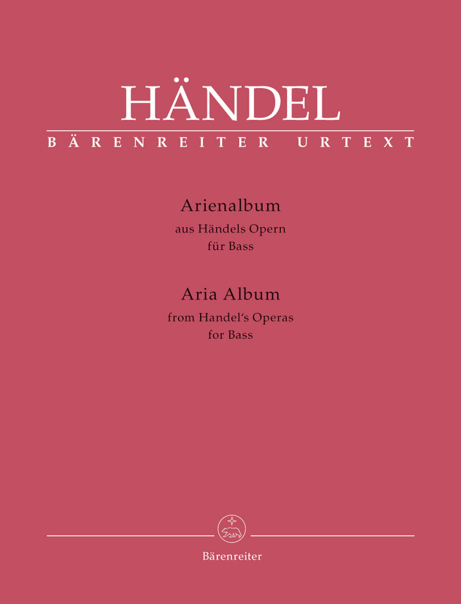 Handel Aria Album for Bass BA