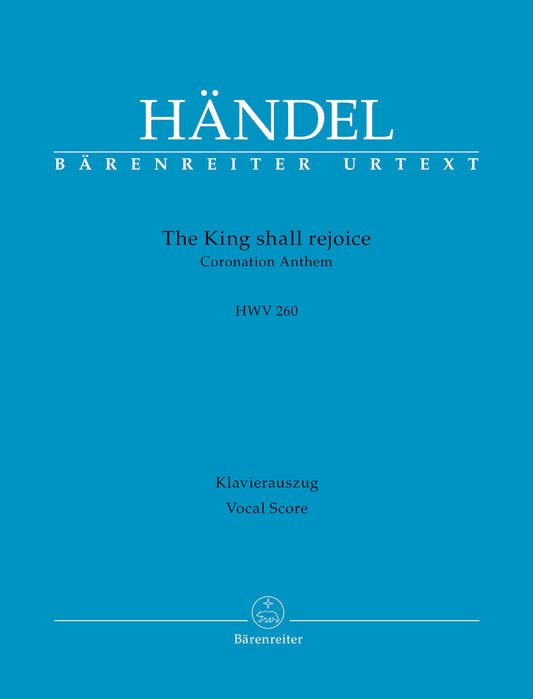 Handel The King Shall Rejoice V/S BA