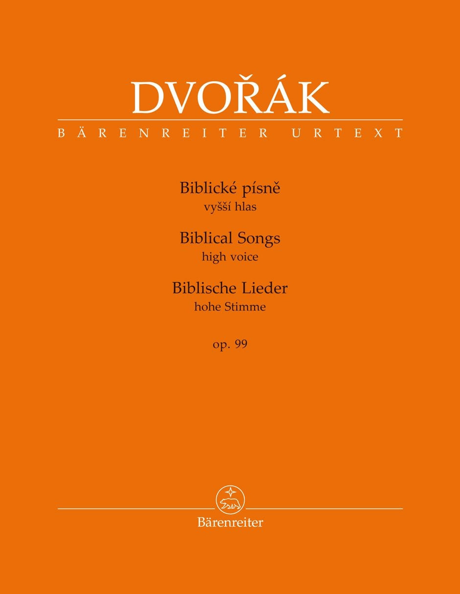 Dvorak Biblical Songs op99 High Voice B