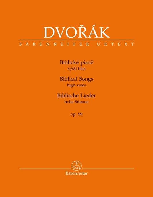 Dvorak Biblical Songs op99 High Voice B