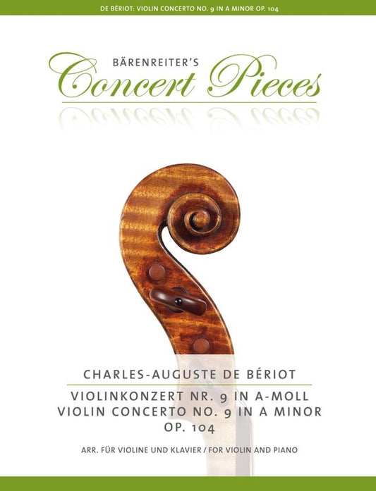 Beriot Vln Concert No9 Vln&Pno BA