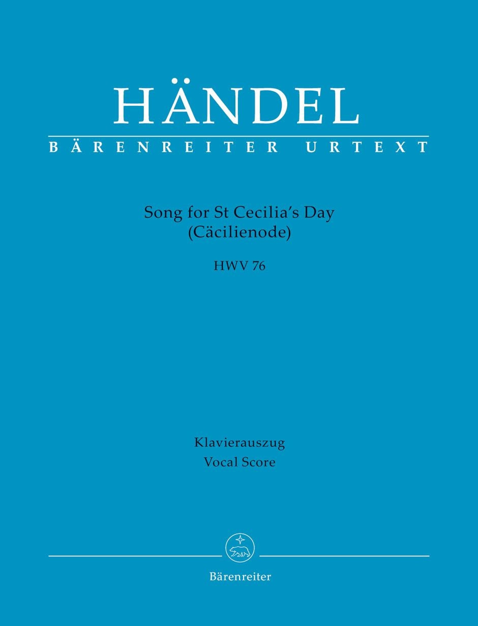 Handel Song for St Cecilias Day V/S BA