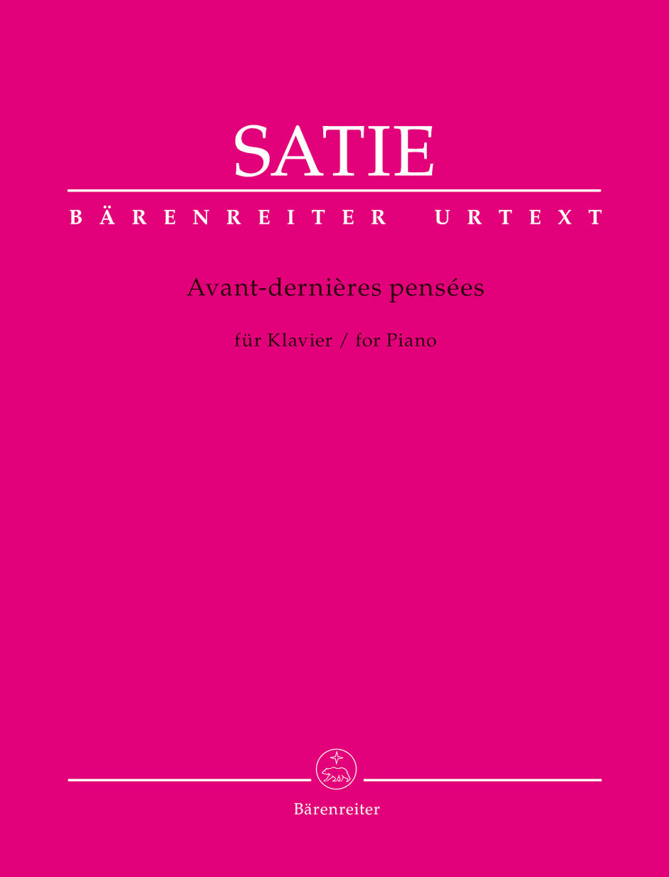 Satie Avant-denieres Pensees BA