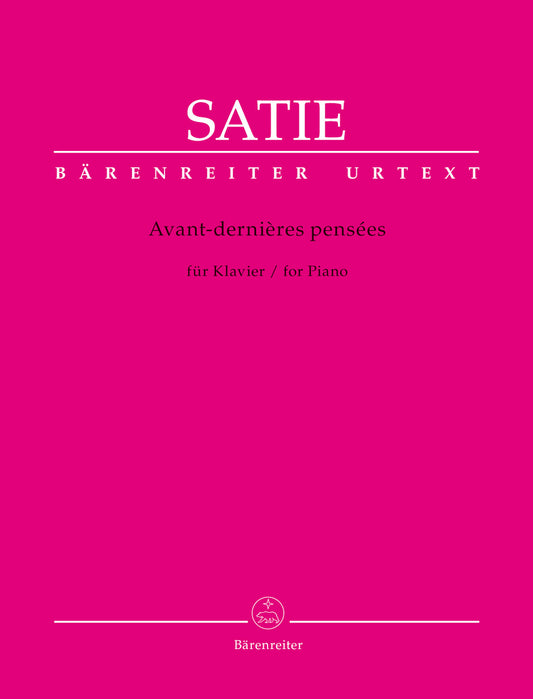 Satie Avant-denieres Pensees BA