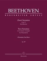 Beethoven 2 Sonatas G/Gmin Op49 Pno BA