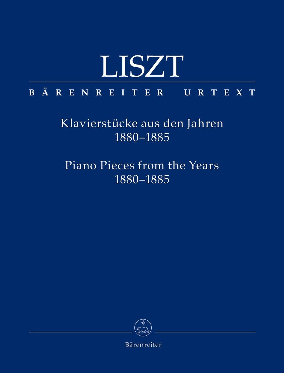 Liszt Piano Pieces 1880-1885 BA