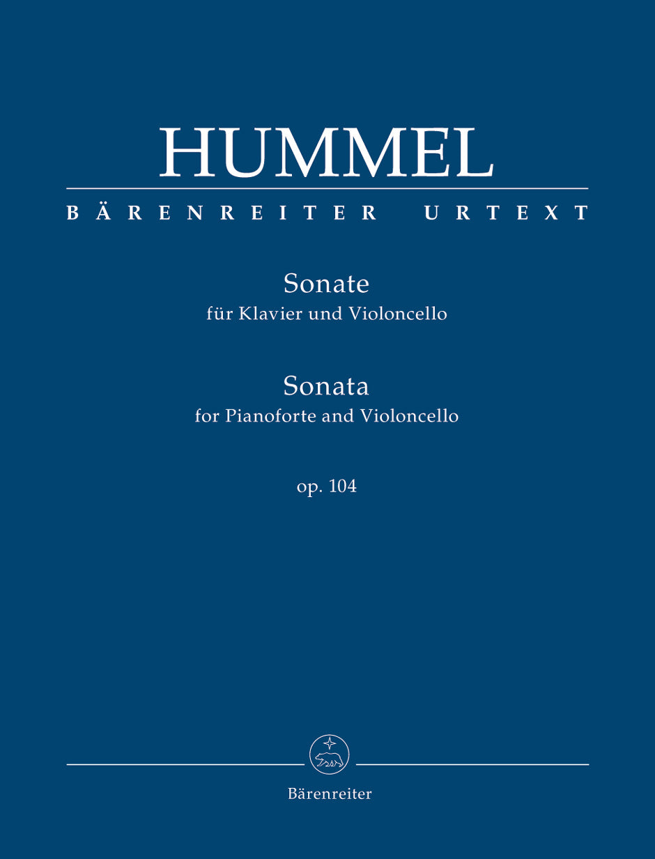 Hummel Cello Sonata Op104 BA