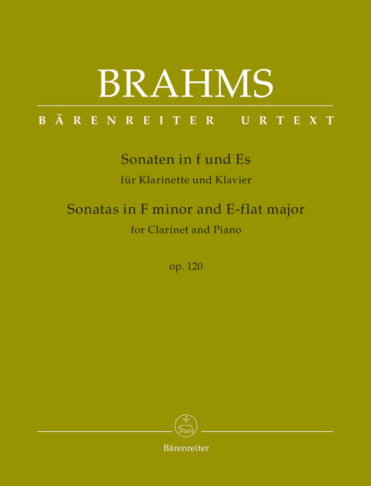 Brahms Clt Sonatas in Fmin&Ebmaj Op120