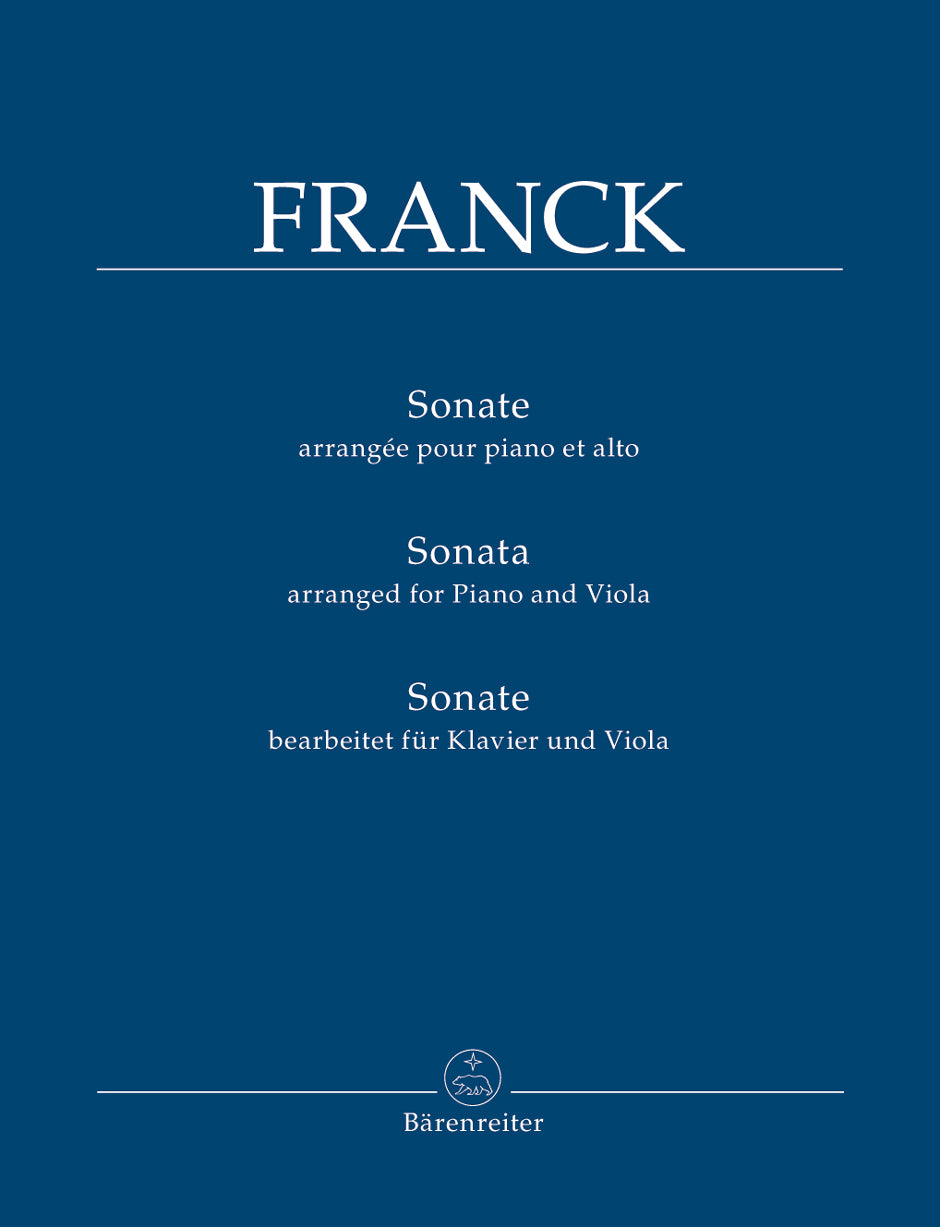 Franck Sonata in A Vla&Pno BA