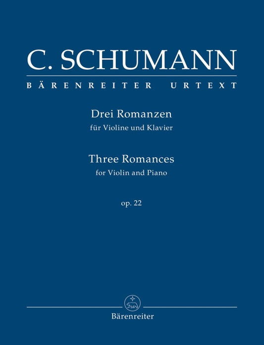 C. Schumann Three Romances Vln/Pno op.2