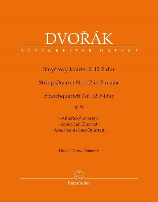 Dvorak Str 4tet No.12 F maj Barenreiter