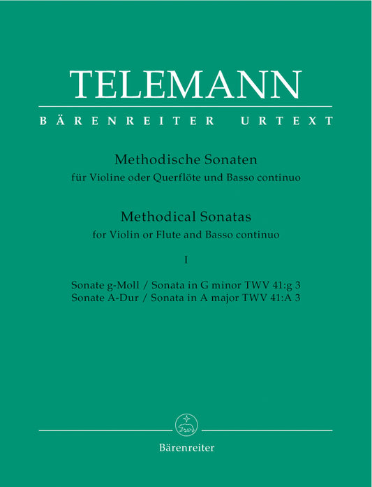 Telemann Methodical Sons Gm+Am Vln/Fl B