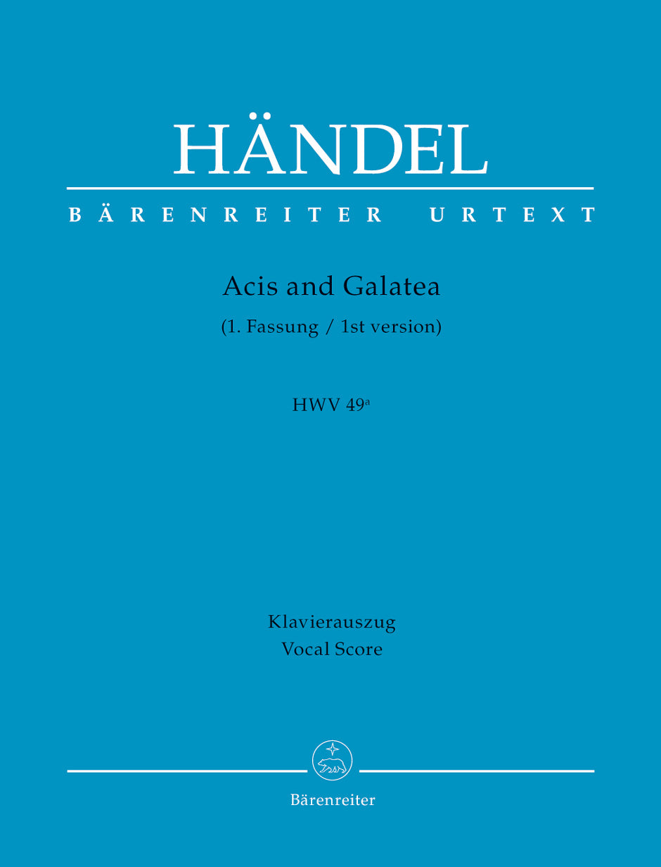 Handel Acis and Galatea HWV49a Eng/Germ
