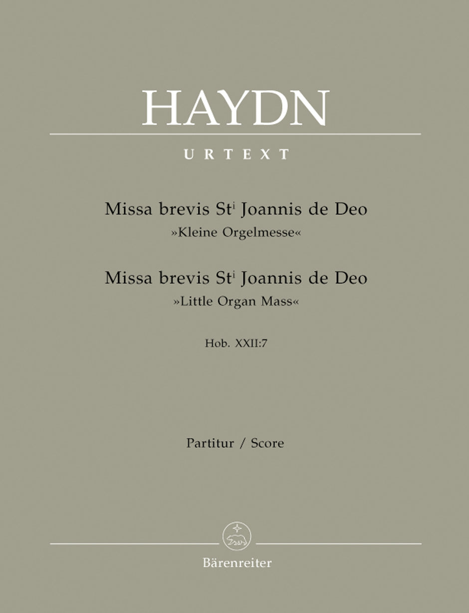 Haydn Little Organ Mass Score BA