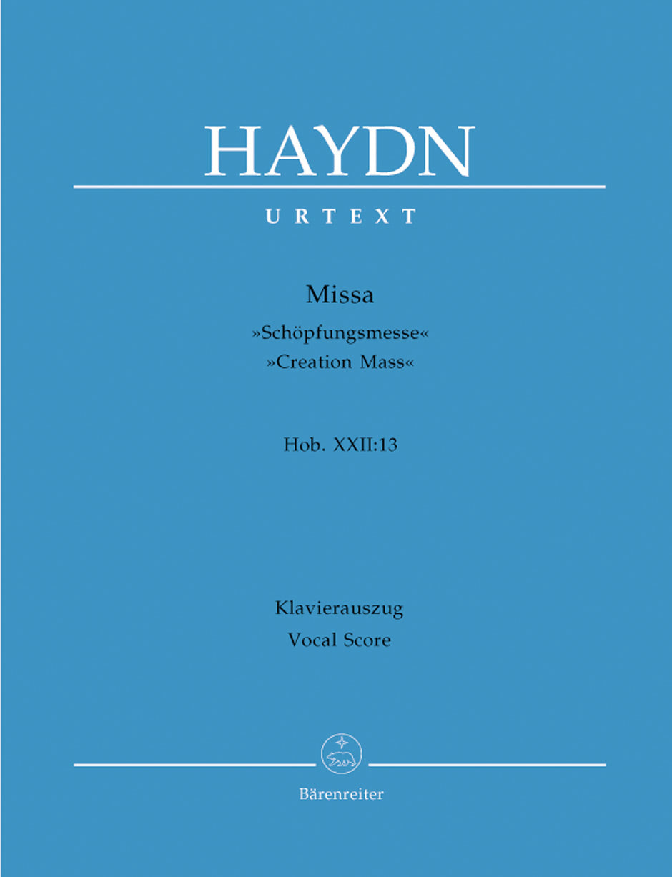 Haydn Creation Mass in B flat V/S BA